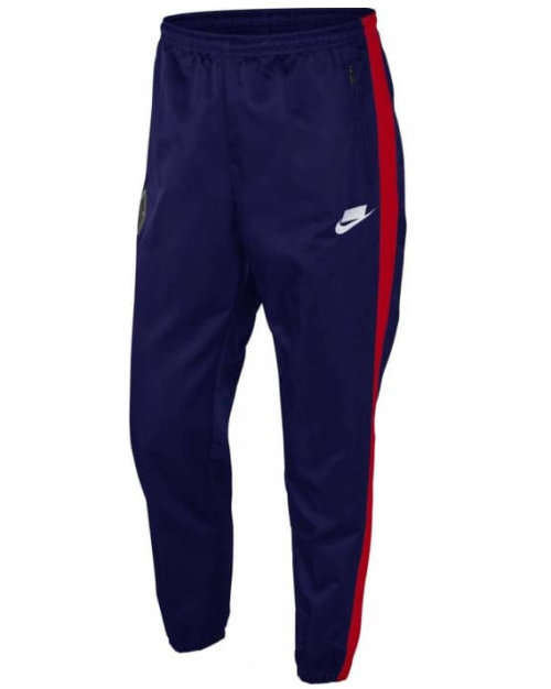 NIKE MEN'S Sportswear Track Pants (Loose Fit) Blue Red Stripe AR1628 492 Size Large